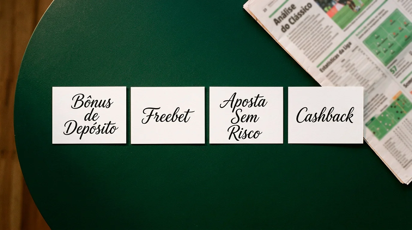 Tipos de bónus de apostas desportivas em Portugal — freebet, aposta sem risco, bónus de depósito